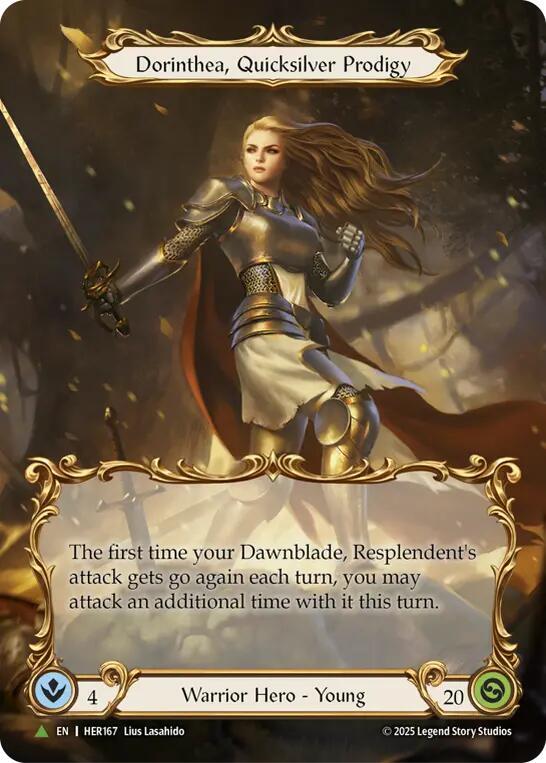 Dorinthea, Quicksilver Prodigy (Marvel) - HER167, Flesh and Blood: Promo Cards HER167