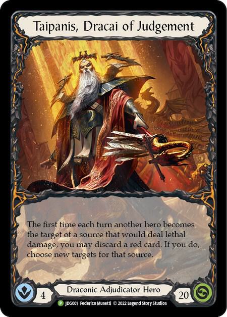 Taipanis, Dracai of Judgement - JDG001, Flesh and Blood: Promo Cards JDG001