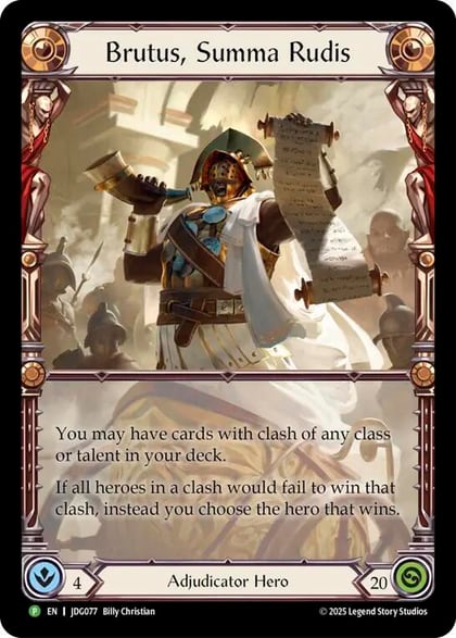 Brutus, Summa Rudis - JDG077, Flesh and Blood: Promo Cards JDG0077