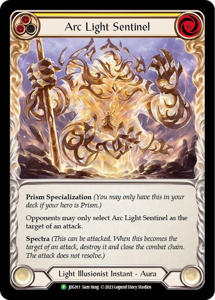 Arc Light Sentinel - JDG011, Flesh and Blood: Promo Cards JDG011