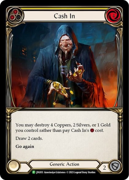 Cash In - JDG013, Flesh and Blood: Promo Cards JDG013