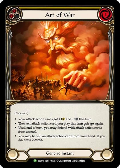 Art of War - JDG015, Flesh and Blood: Promo Cards JDG015