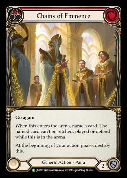 Chains of Eminence - JDG022, Flesh and Blood: Promo Cards JDG022