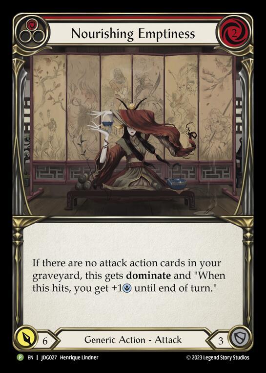 Nourishing Emptiness - JDG027, Flesh and Blood: Promo Cards JDG027