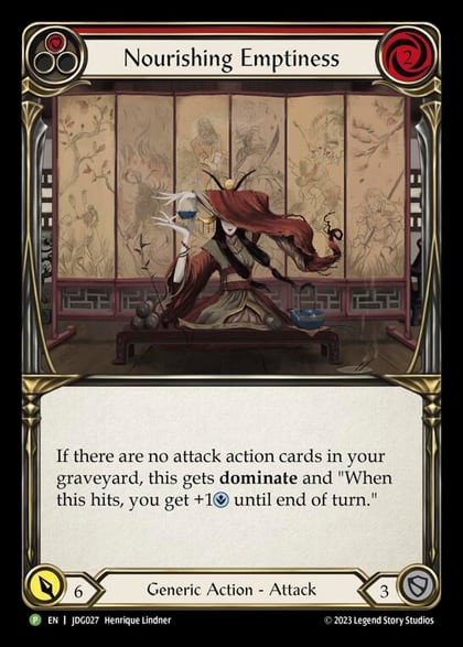 Nourishing Emptiness - JDG027, Flesh and Blood: Promo Cards JDG027