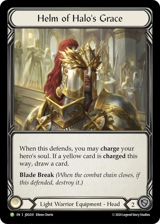Helm of Halo's Grace - JDG031, Flesh and Blood: Promo Cards JDG031