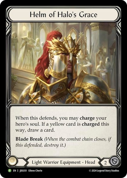 Helm of Halo's Grace - JDG031, Flesh and Blood: Promo Cards JDG031