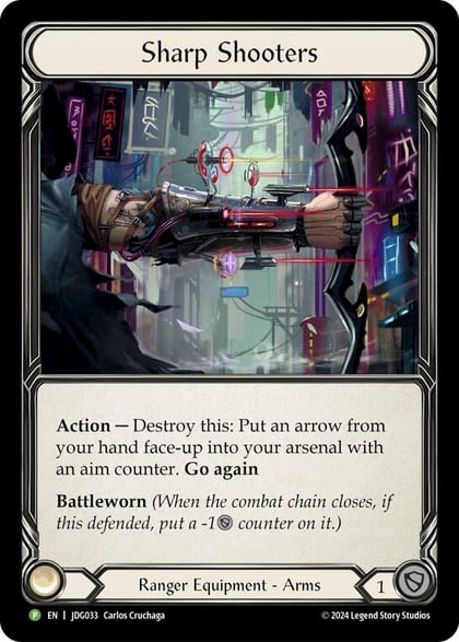 Sharp Shooters - JDG033, Flesh and Blood: Promo Cards JDG033