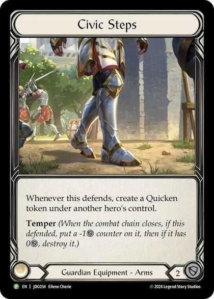 Civic Steps - JDG034, Flesh and Blood: Promo Cards JDG034