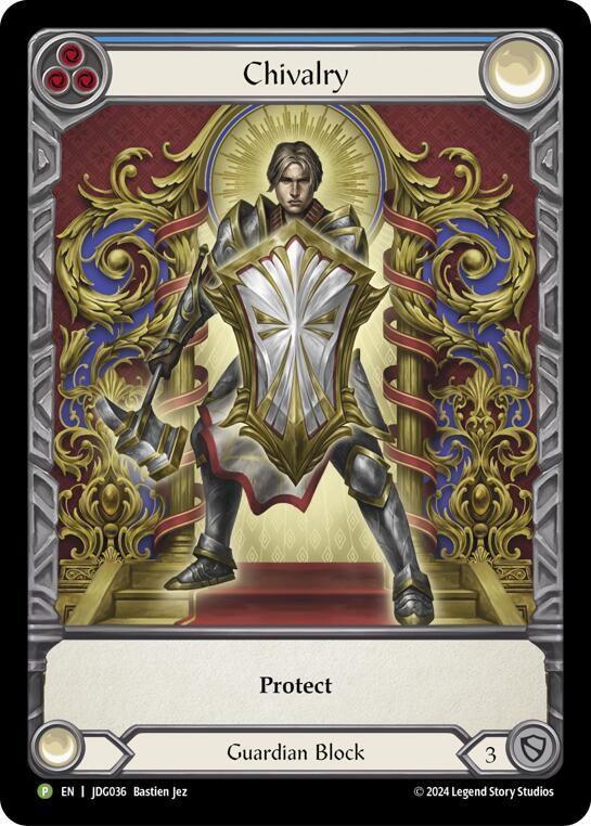 Chivalry - JDG036, Flesh and Blood: Promo Cards JDG036