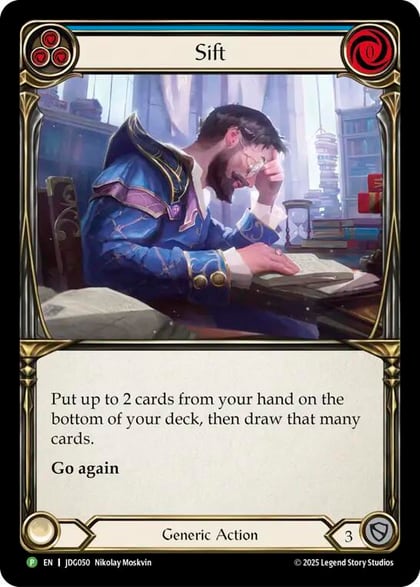 Sift (Blue) - JDG050, Flesh and Blood: Promo Cards JDG050