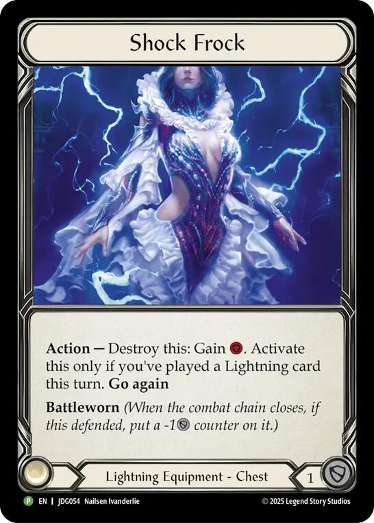Shock Frock - JDG054, Flesh and Blood: Promo Cards JDG054
