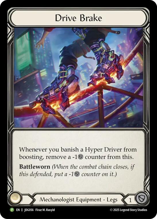 Drive Brake - JDG056, Flesh and Blood: Promo Cards JDG056
