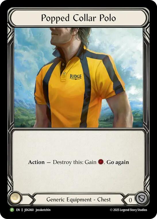 Popped Collar Polo - JDG060, Flesh and Blood: Promo Cards JDG060
