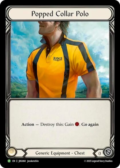 Popped Collar Polo - JDG060, Flesh and Blood: Promo Cards JDG060