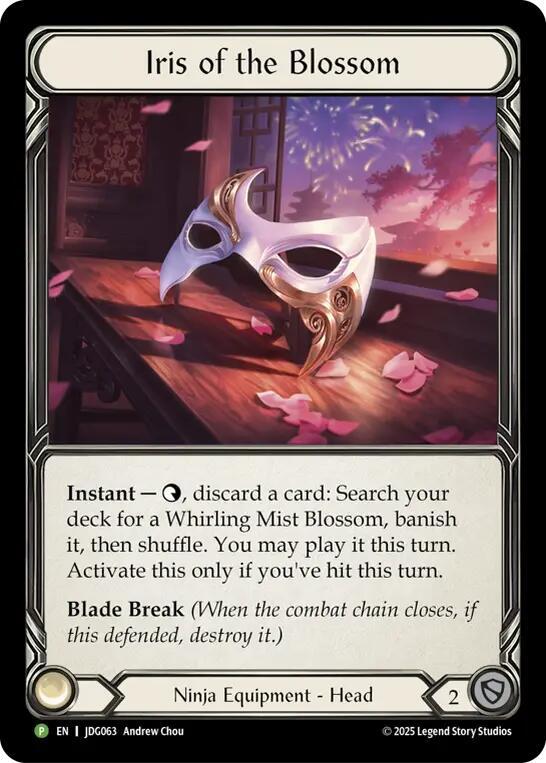Iris of the Blossom - JDG063, Flesh and Blood: Promo Cards JDG063