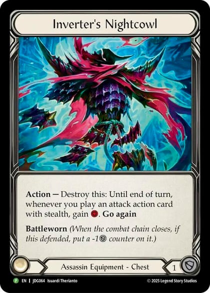 Inverter's Nightcowl - JDG064, Flesh and Blood: Promo Cards JDG064