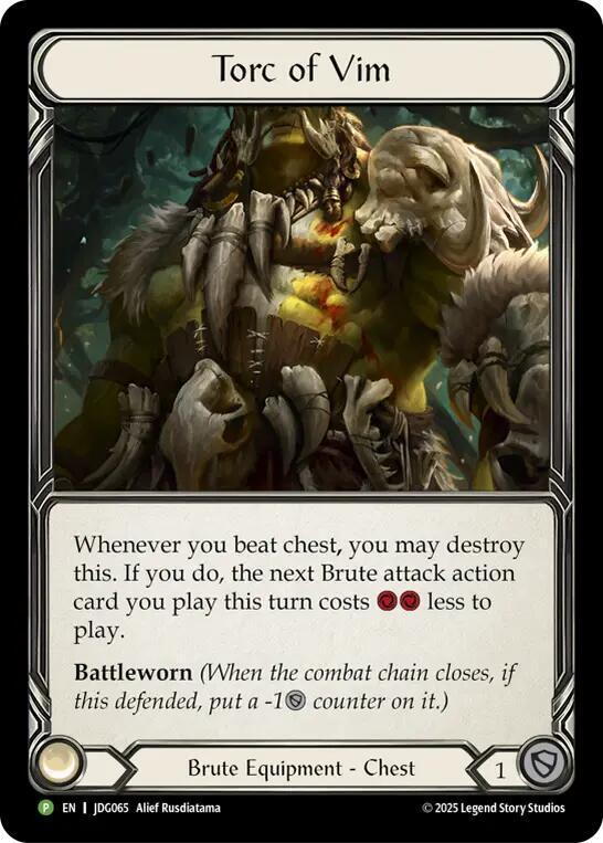 Torc of Vim - JDG065, Flesh and Blood: Promo Cards JDG065
