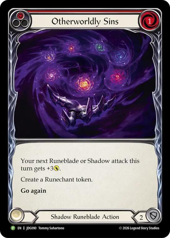 Otherworldly Sins - JDG090, Flesh and Blood: Promo Cards JDG090