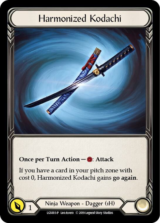 Harmonized Kodachi - LGS003, Flesh and Blood: Promo Cards LGS003