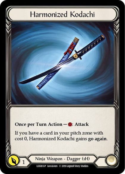 Harmonized Kodachi - LGS003, Flesh and Blood: Promo Cards LGS003