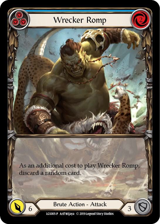Wrecker Romp (Blue) - LGS005, Flesh and Blood: Promo Cards LGS005