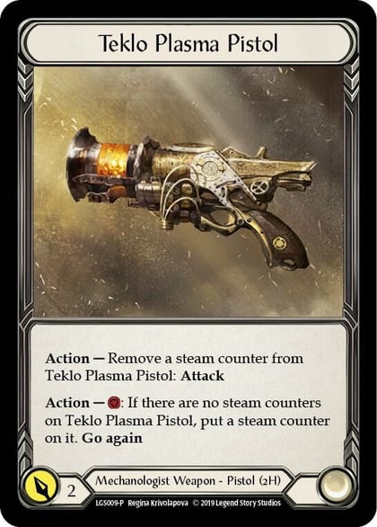 Teklo Plasma Pistol - LGS009, Flesh and Blood: Promo Cards LGS009