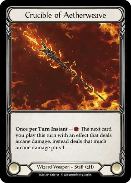 Crucible of Aetherweave - LGS012, Flesh and Blood: Promo Cards LGS012