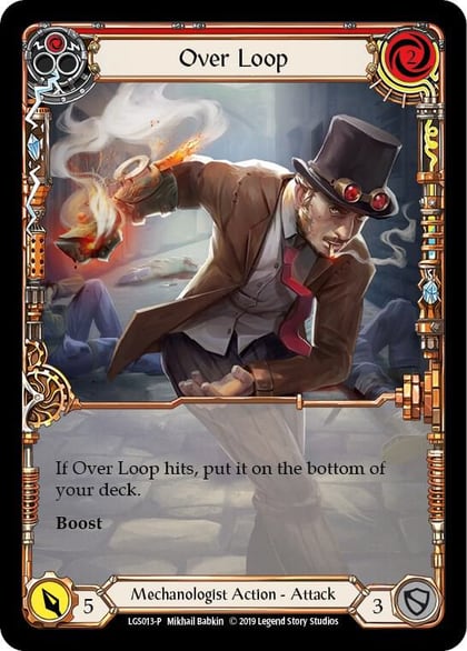 Over Loop (Red) - LGS013, Flesh and Blood: Promo Cards LGS013