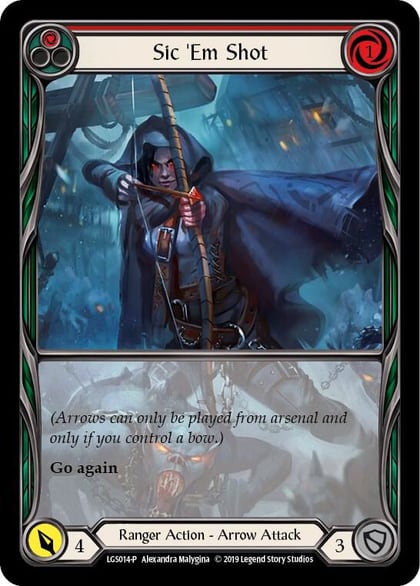Sic 'Em Shot (Red) - LGS014, Flesh and Blood: Promo Cards LGS014