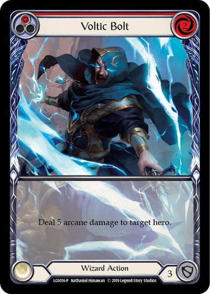 Voltic Bolt (Red) - LGS016, Flesh and Blood: Promo Cards LGS016