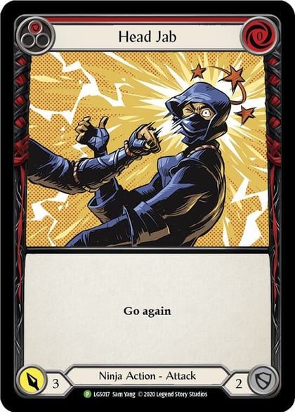 Head Jab (Red) - LGS017, Flesh and Blood: Promo Cards LGS017
