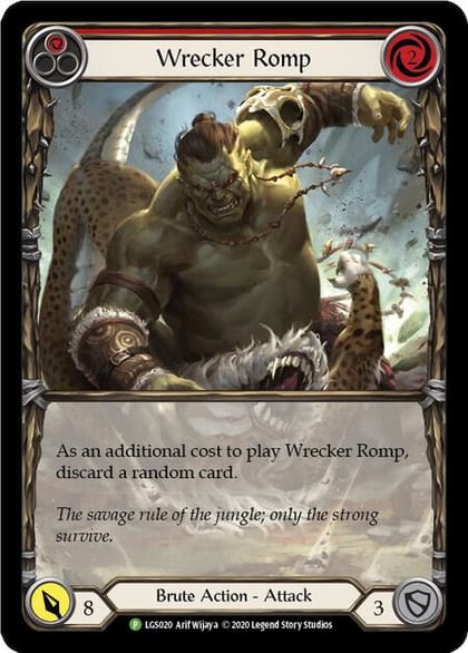 Wrecker Romp (Red) - LGS020, Flesh and Blood: Promo Cards LGS020