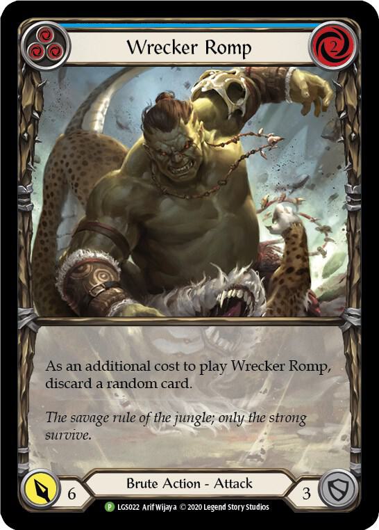 Wrecker Romp (Blue) - LGS022, Flesh and Blood: Promo Cards LGS022