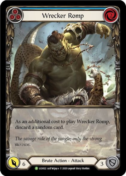 Wrecker Romp (Blue) - LGS022, Flesh and Blood: Promo Cards LGS022