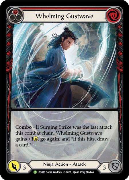 Whelming Gustwave (Red) - LGS026, Flesh and Blood: Promo Cards LGS026