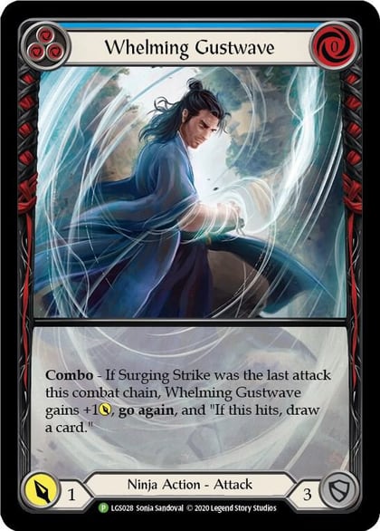 Whelming Gustwave (Blue) - LGS028, Flesh and Blood: Promo Cards LGS028