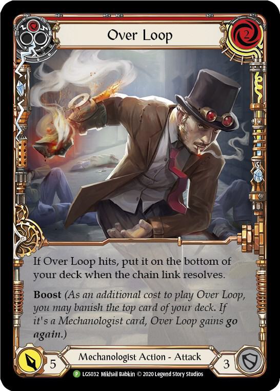 Over Loop (Red) - LGS032, Flesh and Blood: Promo Cards LGS032