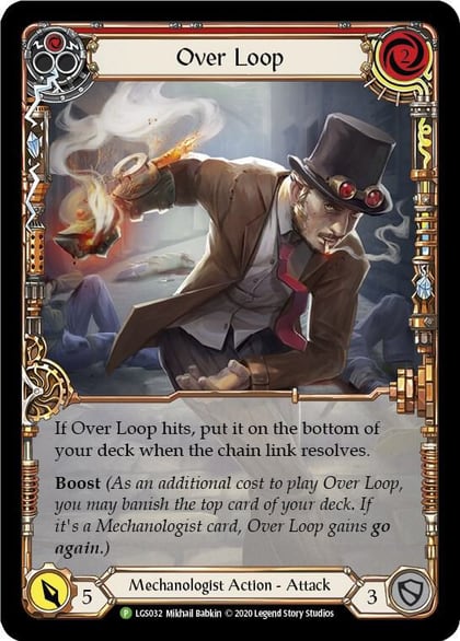 Over Loop (Red) - LGS032, Flesh and Blood: Promo Cards LGS032
