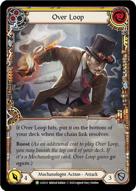 Over Loop (Yellow) - LGS033, Flesh and Blood: Promo Cards LGS033