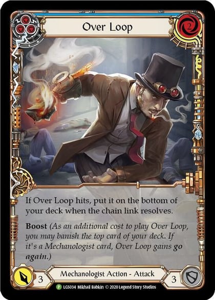 Over Loop (Blue) - LGS034, Flesh and Blood: Promo Cards LGS034
