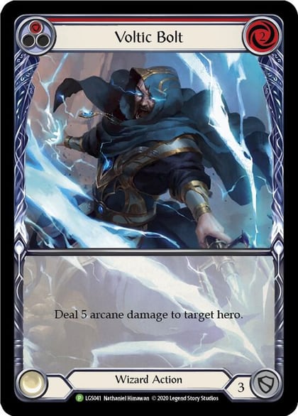 Voltic Bolt (Red) - LGS041, Flesh and Blood: Promo Cards LGS041