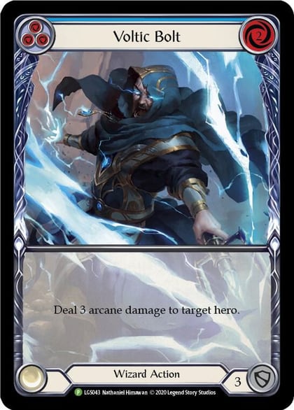 Voltic Bolt (Blue) - LGS043, Flesh and Blood: Promo Cards LGS043