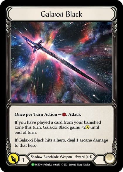 Galaxxi Black - LGS046, Flesh and Blood: Promo Cards LGS046
