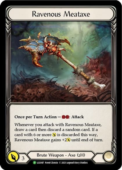 Ravenous Meataxe - LGS047, Flesh and Blood: Promo Cards LGS047
