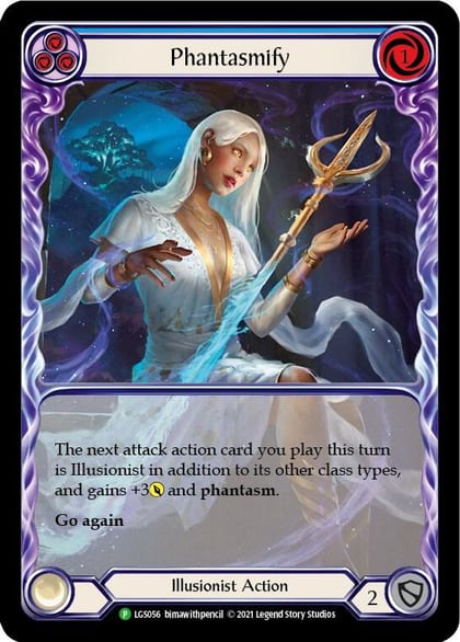 Phantasmify (Blue) (Extended Art) - LGS056, Flesh and Blood: Promo Cards LGS056