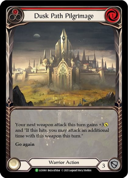 Dusk Path Pilgrimage (Red) - LGS060, Flesh and Blood: Promo Cards LGS060