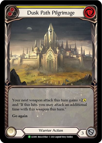 Dusk Path Pilgrimage (Yellow) - LGS061, Flesh and Blood: Promo Cards LGS061