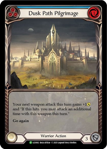 Dusk Path Pilgrimage (Blue) - LGS062, Flesh and Blood: Promo Cards LGS062
