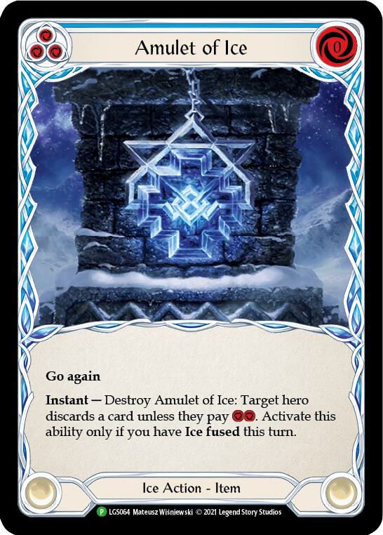 Amulet of Ice - LGS064, Flesh and Blood: Promo Cards LGS064